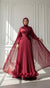 Swan Gown- Cherry Red