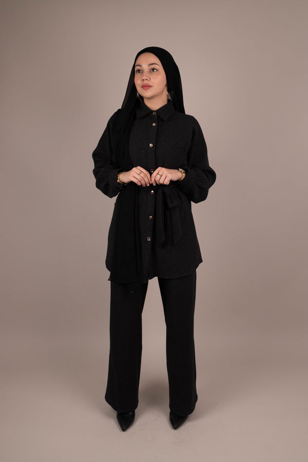 Button Up Knitted Set