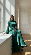 Layan Gown- Emerald Green