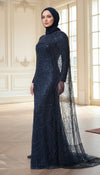 Athena Gown- Navy Blue