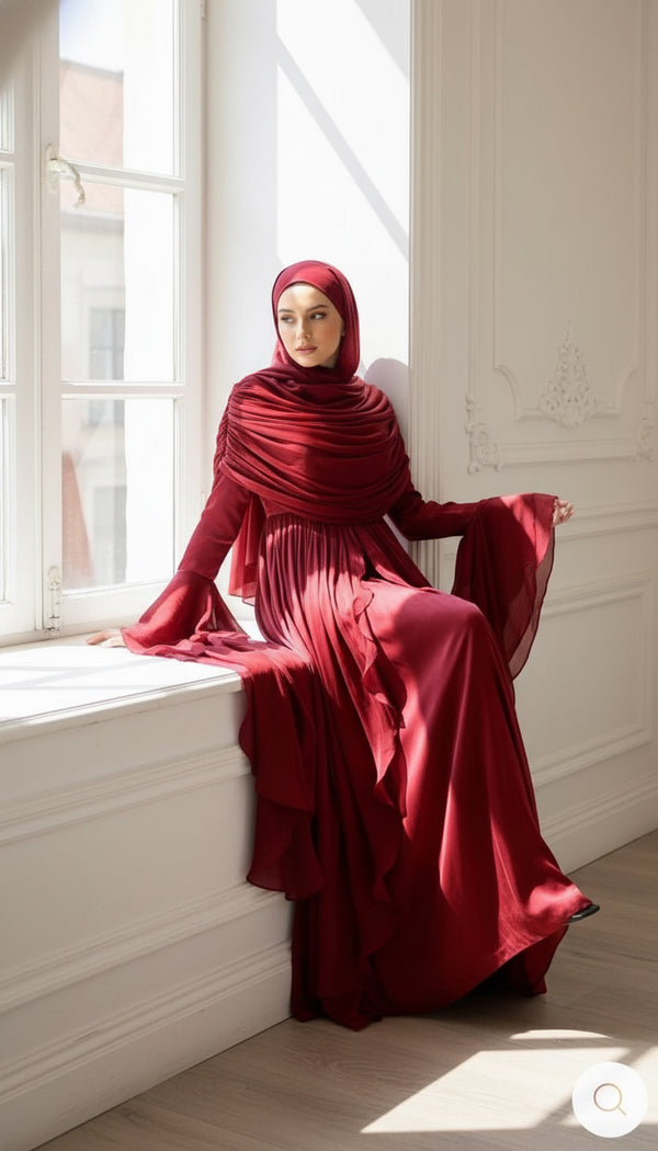 Bambi Gown- Ruby Red