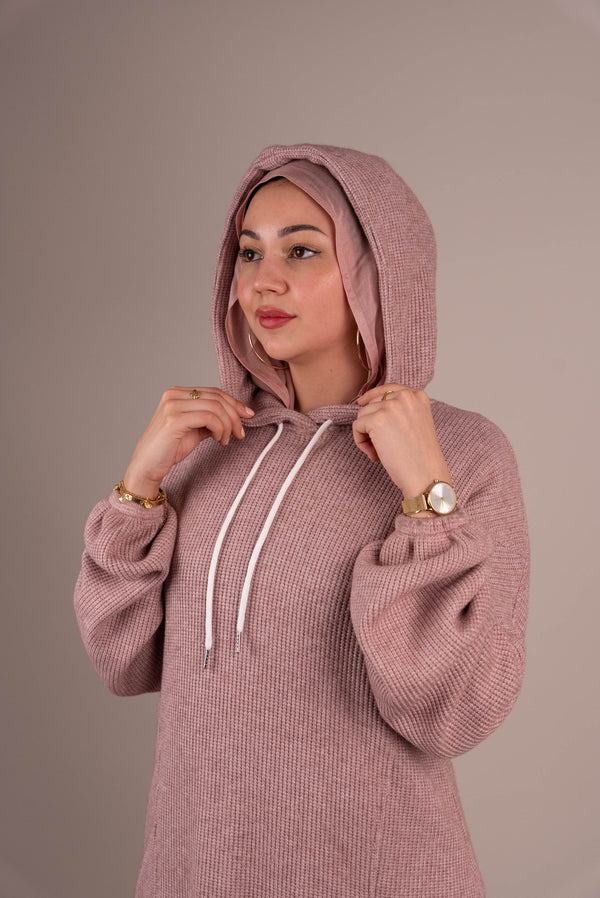 Hooded Knitted Set