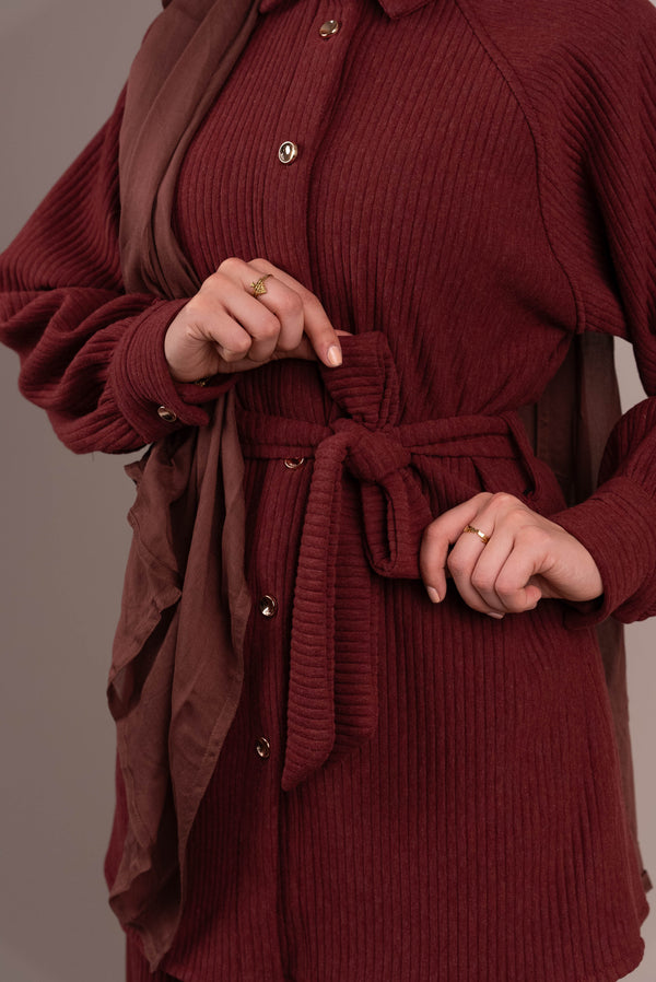 Button Up Knitted Set