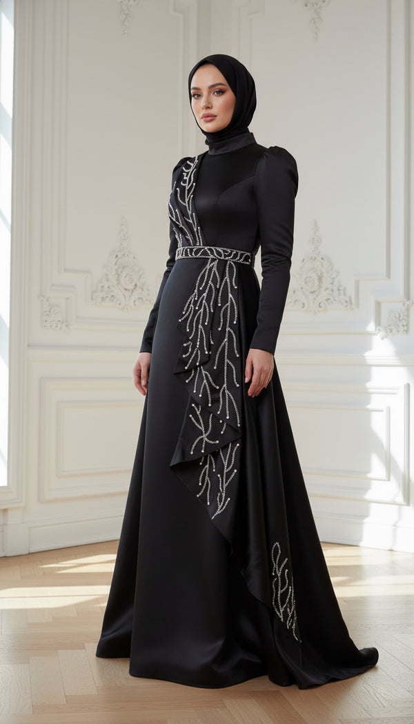 Serene Gown- Jet Black