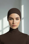 Open Jersey Undercap- Chocolate Brown