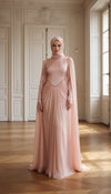Elyanna Gown- Salmon Pink
