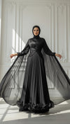 Swan Gown- Jet Black