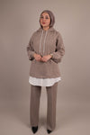 Hooded Knitted Set