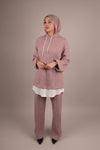 Hooded Knitted Set