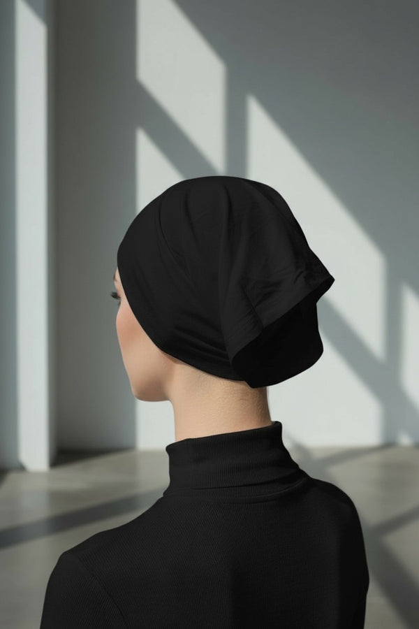 Open Jersey Undercap- Black