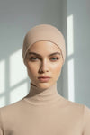 Open Jersey Undercap- Sandy Beige