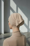 Open Jersey Undercap- Sandy Beige